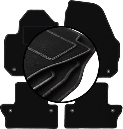 Complete set veloursmatten voor: Volvo XC60 I crossover (2008-2017)