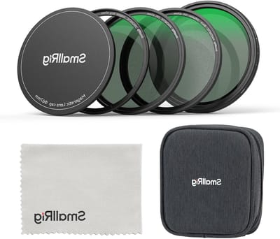 5-in-1 Magnetisch Lensfilter Set 67 mm met VND, CPL, BM 1/4, Adapterring, Lens Case en Schoonmaakdoek voor Fotografie en Videografie