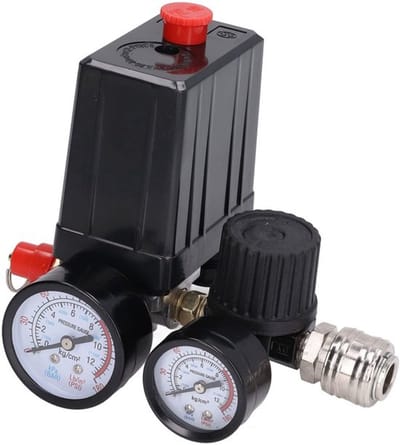 Dailygoody - Drukschakelaar - Normaal Gesloten - Voor Luchtcompressor