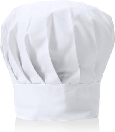 Koksmuts volwassenen - koken - muts - chefkok kostuum - wit