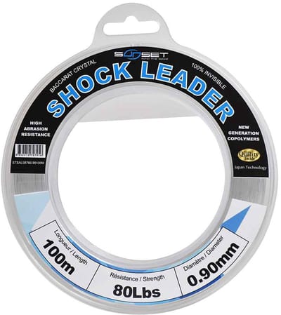 Sunset Rs Competition Shock Leader Baccarat Crystal 100 M Monofilament Transparant 1.00 mm