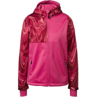 CRIVIT Kinder softshell jas (Roze/print, 134/140)