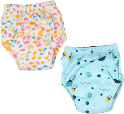 Baby Potty Training Broekjes - Luier Broekjes - Zindelijkheidstraining - Ademend Katoen - 2 Stuks - Diverse Kleuren