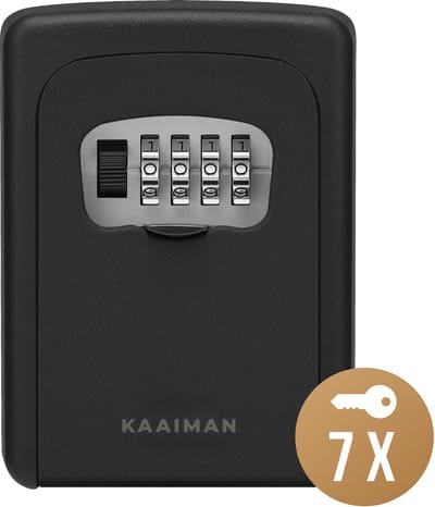 Kaaiman® Sleutelkluis - Sleutelkluisje met code - Sleutelkastje Inclusief Wandmontage - Sleutelkluisje met Code voor Buiten