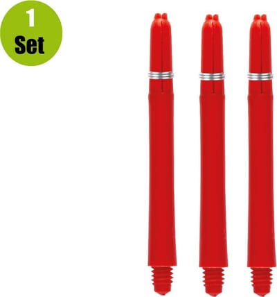 Winmau Dart Shafts Nylon - Rood - Short - (1 Set)