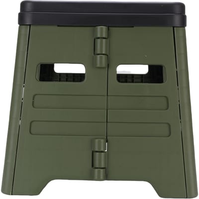 Toilettes Portables PP Pliables Compactes Pot pour Voyage Camping Pêche Activités de Plein Air Vert