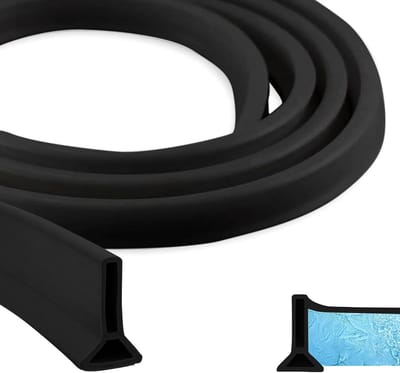 Waterkerende Strip voor Douche - Zelfklevende Siliconen Afdichtingsdrempel (100 cm) - Schwallschutz voor Badkamer en Keuken