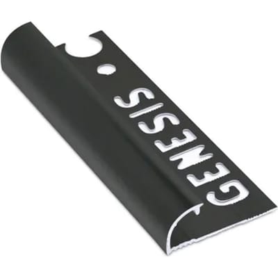 Genesis Hoekprofiel - Aluminium Zwart - 12x12mm 2,7m