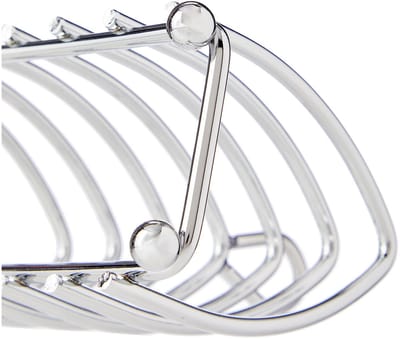 Ibenzoa® Verchroomde toaststandaard voor het stijlvol presenteren van zes sneetjes