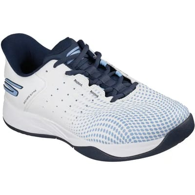 Skechers Slip-ins Relaxed Fit Viper Court Reload Heren Witte/Navy Blauwe Sneakers