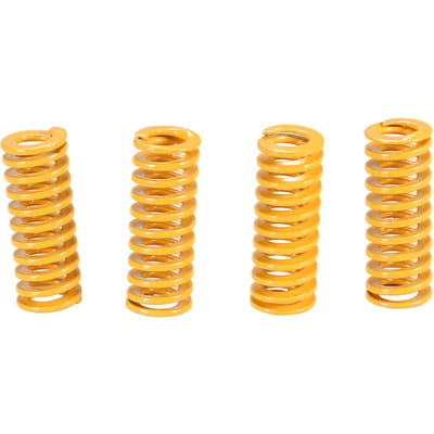 4 stuks Upgrade Verwarmd Bed Dieveer Drukveer Lengte 20 mm Buiten Diameter 8 mm Binnen Diameter 4 mm Compatibel met Anet A8 A6 ET4 ET5 geel