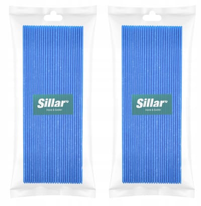 Sillar, filter voor luchtreiniger, vouwfilter, dubbelzijdig, 2 filterlagen, geschikt voor Daikin serie MC70L MCK75, vervanging voor KAC998A4E, KAC017A4E, 2 stuks