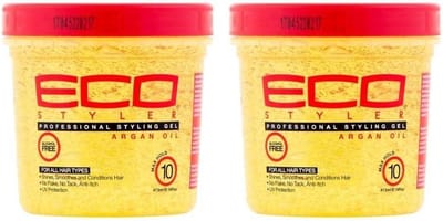 2x Eco Styler Gel - Argan oil max hold 16 oz/ 473 ml