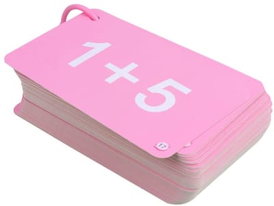 ONF3 - Wiskunde Educatieve Kaarten - Kinderen 1-3 Klasse - Educatief Spel voor Vroeg Kinderonderwijs - Papier - Optellen Vermenigvuldigen Delen ...