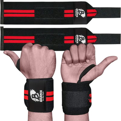 Heavy Duty Professionele Pols Wraps voor Gewichtheffen - Ondersteuning voor Gym Training & Squats - One Size Fits All