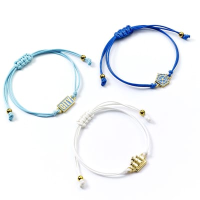 The Carat Shop - Manchester City Voetbal Club Vriendschaps Armband Set