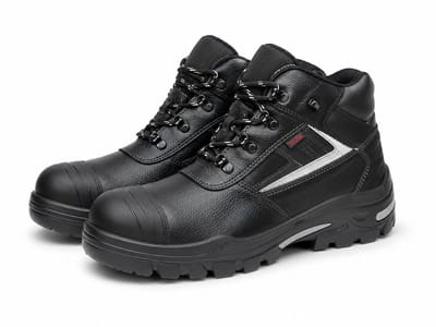 MTS Cosmos Overcap Flex S3 Werkschoenen – Hoge Veiligheidsschoenen – Metaalvrij – Zwart – Maat 47