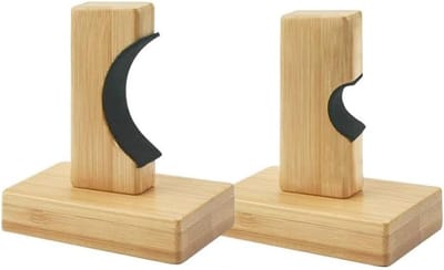 Houten baseball bat rek voor wandmontage, handgemaakt met viltvoering, ideaal voor opslag en display van honkbats
