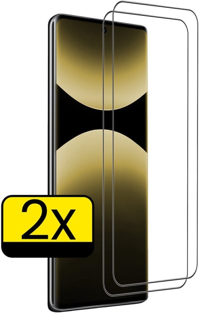 Screenprotector - Geschikt voor Xiaomi Redmi Note 14 Pro 5G - 2 Stuks - Extra Sterk - Beschermglas - Gehard Glas - Tempered Glass - Screen Protector