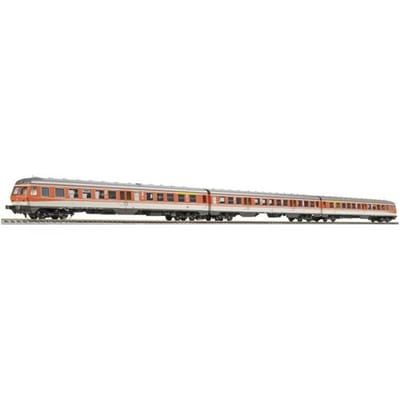 Liliput L133168 H0 Dieselmotor. BR 614/914 blauw/kieselgrijs 3-delig Ombouw DB AG