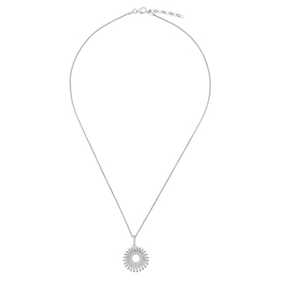 Orphelia ZH-7299 - Hanger Sunshine + ketting - Zilver 925 - Zirkonia - 2 cm