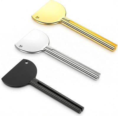 3 Stuks Tandpasta Buis Squeezer Tool, Roestvrij Staal Sleutel voor Tandpasta, Verf en Crème Dispenser Gereedschap voor Cosmetica en Haarverf