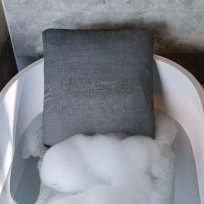 Ibenzoa® Ergonomisch badkussen met sneldrogende hoes voor ultiem badcomfort