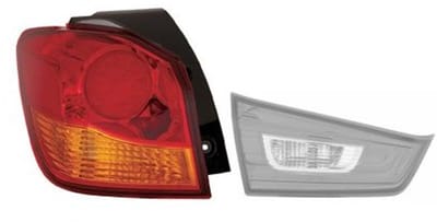 VanWezel 3201931 - Verre extérieur feu arrière gauche pour Mitsubishi Asx de 2010 à maintenant