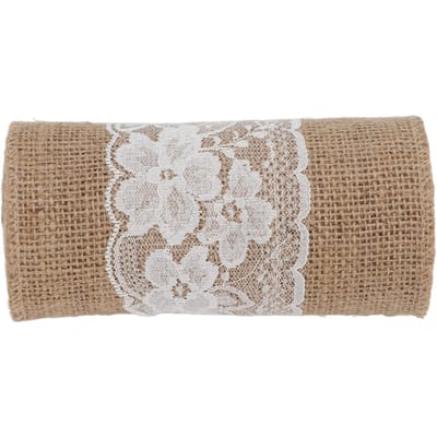 Ruban de Jute 15x220cm Exquis Beau Rouleau de Tissu de Jute pour Couture DIY Broderie Décorations de Fête
