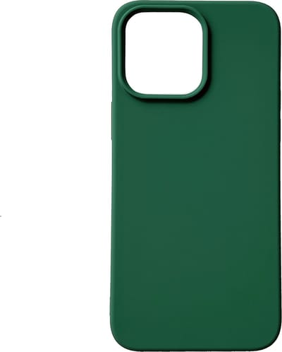 Casemania Hoesje Geschikt voor Apple iPhone 14 Pro Max - Donker Groen - Extra Stevig Siliconen Back Cover