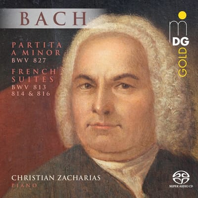 Christian Zacharias - J.S. Bach: Partita A Minor Bwv 827 /French Suites Bwv813, 814, 816 (SACD)