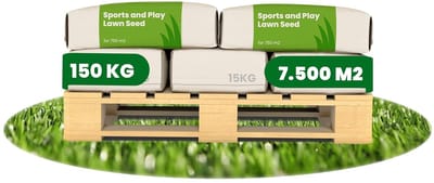 Graszaad Speelgazon Snelkiemend (150kg, 7500m2) Organifer - Gazonzaad - Speelgazon Graszaad - Graszaden - Gras Zaad - Graszaad Sportgazon en Speelgazon - Zelfherstellend - Hoge Betredingstolerantie - NAK Gecertificeerd