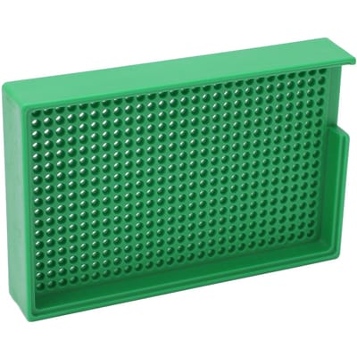 Schroefopbergbak Multi V-vormig Gat Uniforme Opening Schroef Organisatieplaat voor Industrieel blue