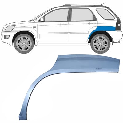 Reparatiepaneel achterspatbord voor Kia Sportage 2004-2010 / Links