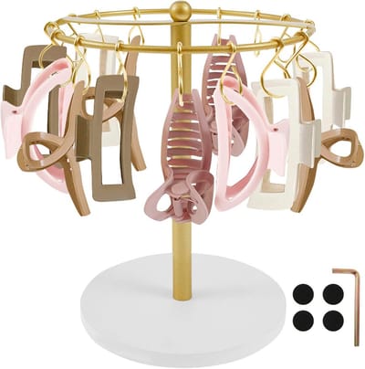 Haarclip Organizer - Haaraccessoire Houder - Accessoires Opbergen - 16 Haken - 18 cm Hoog - Niet gespecificeerd