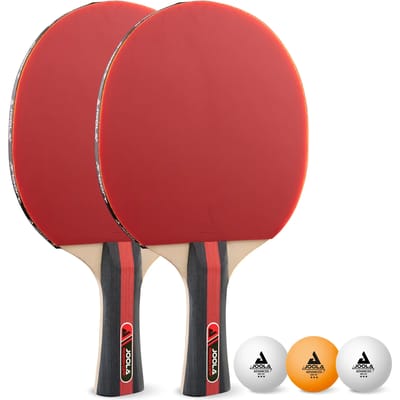 Tafeltennisrackets en 3 ballen Joola Rossi (x2)