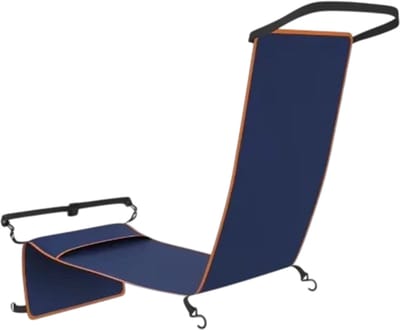 Auto Reishangmat voor Kinderen en Volwassenen – Reis Beensteun voor Auto en Bus – Comfortabele Slaapsteun voor Lange Afstanden – Reisaccessoire voor Ontspannen Reizen en Autorit Comfort