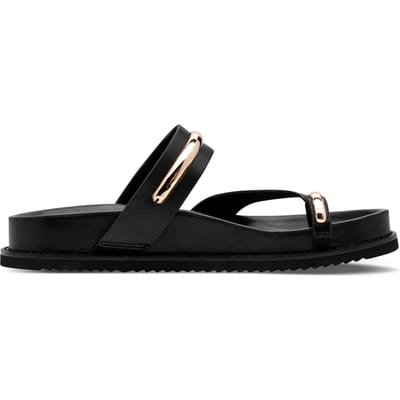 Tamaris Slippers zwart Leer - Maat 36