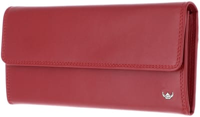Golden Head Leren portemonnee Polo RFID Protect Damenbörse 2828 Rot donkerrood