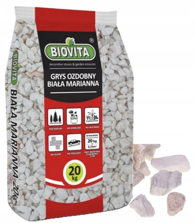 Biovita - Decoratieve Grys - Wit en Grijs - 16-32mm - 20kg