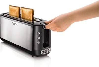 Tefal Express Brood Rooster | 7 Standen | RVS-Zwart | 1000W | Kruimellade
