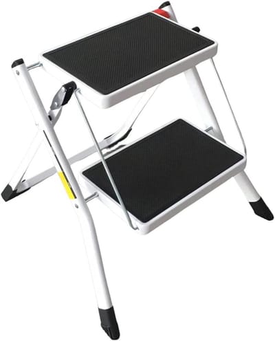 Compacte 2 Stap Ladder met Anti-Slip en 150KG Capaciteit voor Veilig Thuisgebruik