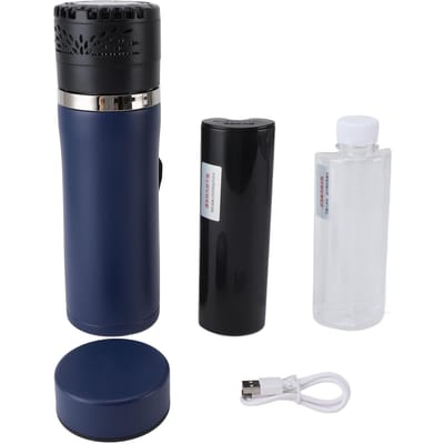 Insulinepen Koeler Reisetui 900ml 304 Roestvrij Staal Draagbare Diabetische Medicijn Koeler Fles L blauw
