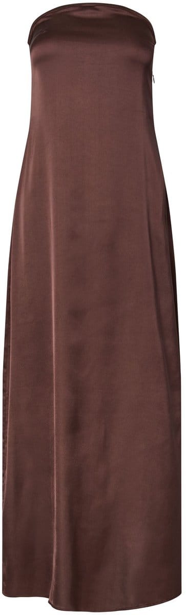 Pieces maxi-jurk PCTASIN TUBE GESMOKT