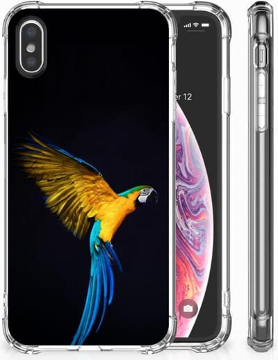 Apple iPhone X | Xs Case Anti-shock Papegaai