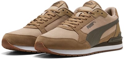 Puma ST Runner v4 SD unisex sneaker schoenen trainers leer 399665 17 bruin