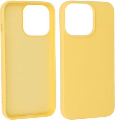 Hoesje Geschikt voor de iPhone 13 Pro - Fashion Color Backcover Telefoonhoesje - Geel
