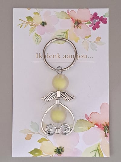 Geluksengel - Gelukengeltje - een Engeltje voor jou - A Pocket Hug - Beschermengel - Geluksengeltjes - Tashanger - Sleutelhanger - Beschermengeltje - Guardian Angel - Gelukspoppetje