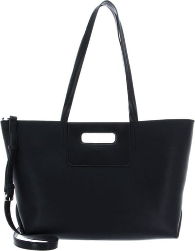 SEIDENFELT MANUFAKTUR Moheda Big Shopper Bag Black Zwart