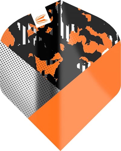 Target Raymond van Barneveld Black & Orange Pro Ultra NO2 - Dart Flights